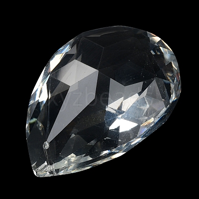 Transparent Glass Pendants GLAA-R223-03M-1