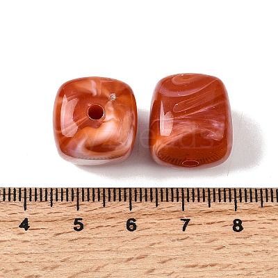 Opaque Acrylic Beads OACR-D320-01O-1