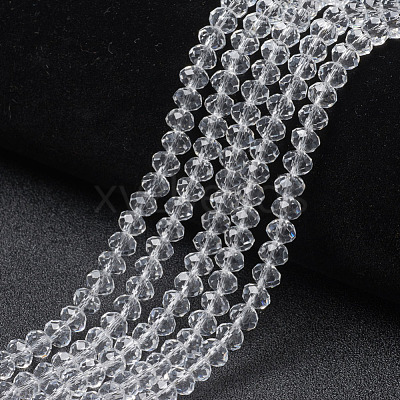 Glass Beads Strands EGLA-A034-T4mm-D19-1