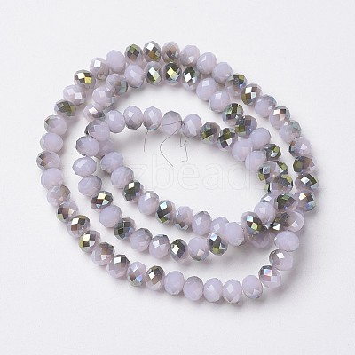Electroplate Glass Beads Strands LS-EGLA-A034-J8mm-S05-1