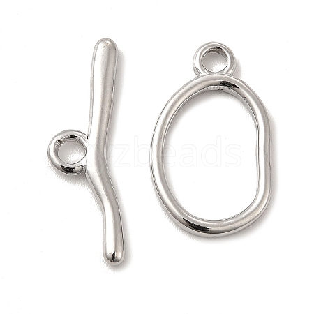 304 Stainless Steel Toggle Clasps STAS-F290-06P-1