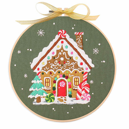 Christmas Pattern DIY Embroidery Kit PW-WGF25D6-02-1