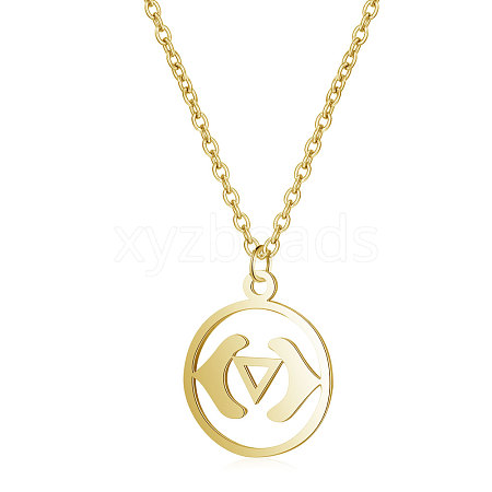 201 Stainless Steel Pendants Necklaces NJEW-S069-TN526-2-1