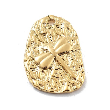 304 Stainless Steel Pendants STAS-R155-005G-1