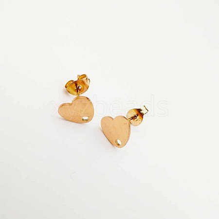 Stainless Steel Stud Earrings for Women RW1088-3-1