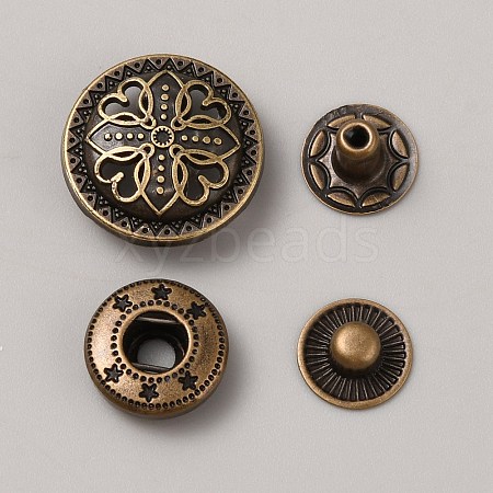 Alloy Snap Button FIND-WH0421-74H-1