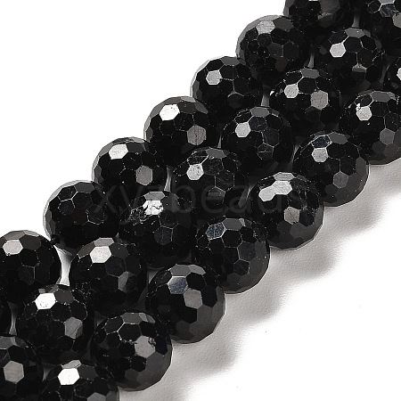 Natural Black Tourmaline Beads Strands G-K345-A04-03-1