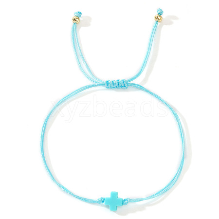 Bohemian Style Adjustable Nylon Cord Braided Bracelets LD0221-3-1