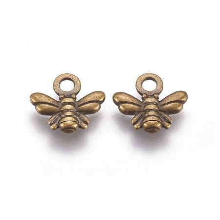 Tibetan Style Alloy Charms A-TIBEP-A123292-AB-FF-1