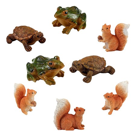 6Pcs Resin Animal Garden Statue JX165A-1