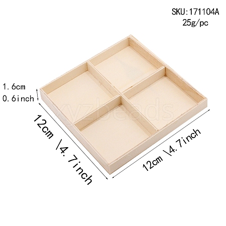 Wooden Storage Boxes WOCR-PW0001-085C-1