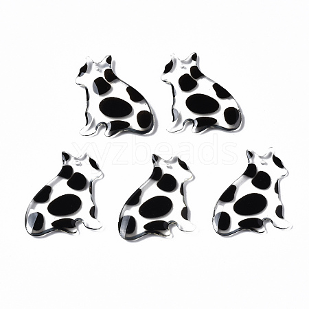 Epoxy Resin Pendants RESI-S379-006A-1