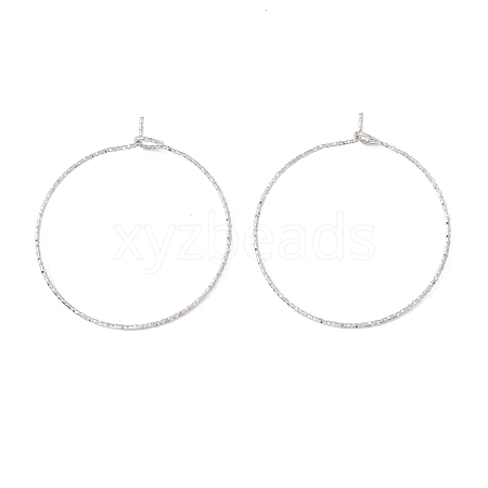 316 Surgical Stainless Steel Hoop Earrings Findings STAS-D183-02P-03-1