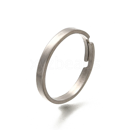 Adjustable 304 Surgical Stainless Steel Cuff Ring Settings STAS-F311-21P-01-1