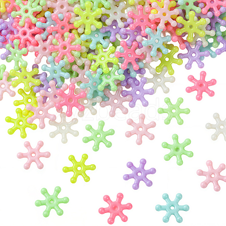500Pcs Acrylic Beads MACR-SC0002-33-1