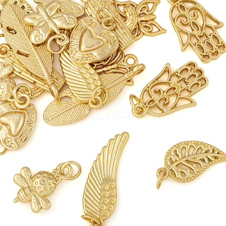 18Pcs 9 Style Alloy Pendants FIND-TA0003-38-1