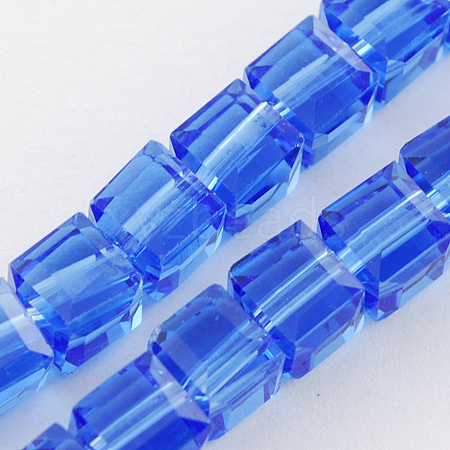 Glass Bead Strands GLAA-R041-8x8mm-21-1