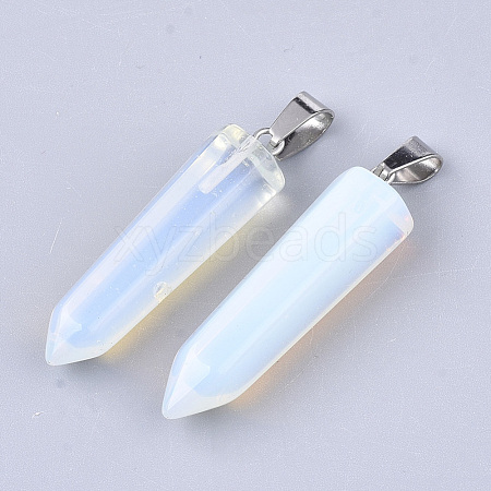 Opalite Point Pendants G-R220-34S-1
