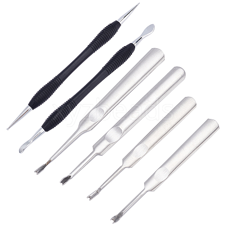 DIY Stainless Steel Leather Sewing Craft Tools TOOL-BC0001-18-1