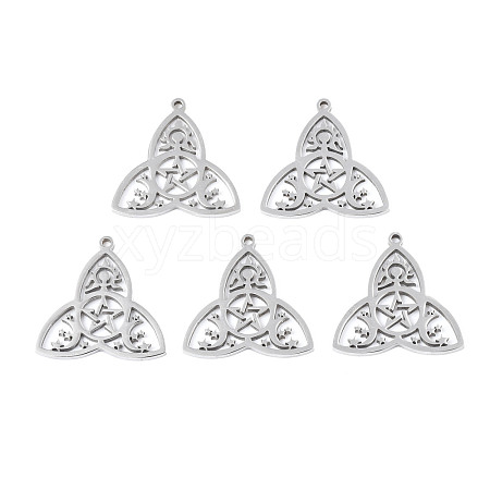 Non-Tarnish 201 Stainless Steel Pendants STAS-N098-046P-1