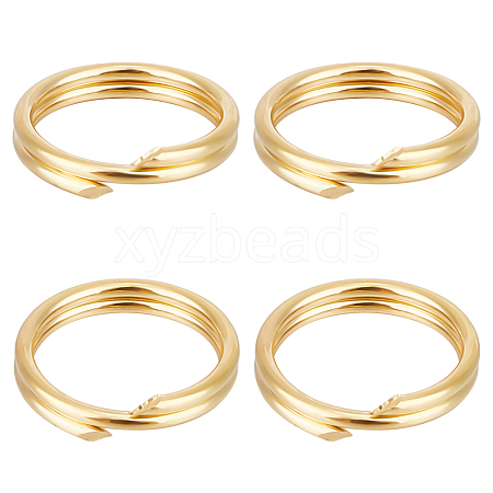 20Pcs 925 Sterling Silver Double Loop Jump Rings STER-BBC0002-11B-G-1