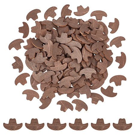 160Pcs Unfinished Wooden Pieces WOOD-BC0001-31A-1