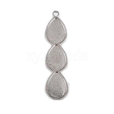 Alloy Pendant Cabochon Settings LS-PALLOY-Q428-01P-1