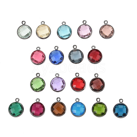 Glass Charms KK-C228-02B-M1-1