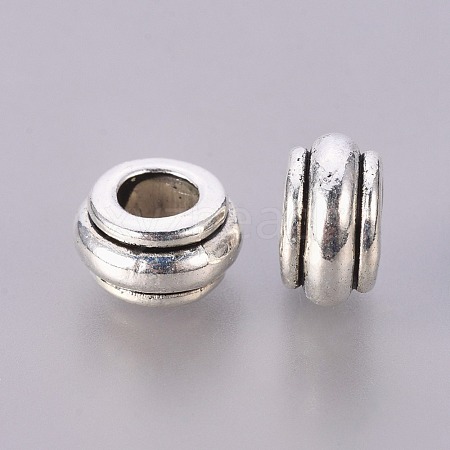 Metal European Large Hole Beads X-LFH10314Y-1