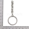 Polishing 304 Stainless Steel Split Key Rings STAS-H558-45P-1-3