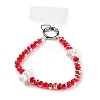 Alloy & Glass & Acrylic Beads Mobile Straps AJEW-H153-02P-02-1