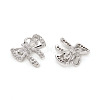 Brass Micro Pave Cubic Zirconia Charms ZIRC-L096-07P-2