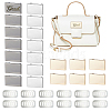 21 Bags Alloy Blank Rectangle Label Tags FIND-FH0017-72D-1