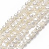 Natural Cultured Freshwater Pearl Beads Strands PEAR-A005-05I-01-1