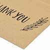 Kraft Paper Thank You Greeting Cards DIY-F120-01A-5