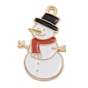 Christmas Theme Alloy Enamel Pendants ENAM-Z019-01K-1