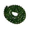 Natural Green Diopside Beads Strands G-NH0046-A01-03-3