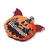 Halloween Theme Opaque Acrylic Pendants OACR-I010-03A-2