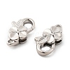 Brass Lobster Claw Clasps X-KK-R216-18A-P-2