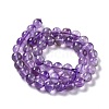 Natural Amethyst Beads Strands G-S030-4