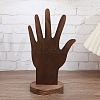 Hand Shaped Wood Rings Display Stands PW-WGF488E-03-1