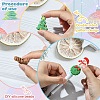 10Pcs 10 Styles Christmas Food Grade Eco-Friendly Silicone Focal Beads SIL-YW0001-30-5