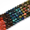 Natural Mixed Gemstone Beads Strands G-D080-A01-03-25-4