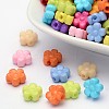 Solid Color Acrylic Beads SACR-R807-M-1