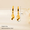304 Stainless Steel Hoop Earrings FS-WG28AB1-03-2