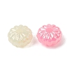 UV Plating Opaque Acrylic Beads OACR-G058-07-2