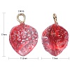 50Pcs Transparent Spray Painted Glass Pendants GLAA-CJ0002-23-2