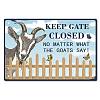 Rectangle with Word Vintage Metal Iron Sign Poster AJEW-WH0157-262-1