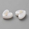 5Pcs Natural White Shell Beads BSHE-TAC0004-02L-2