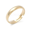 Adjustable Brass Finger Rings Components KK-K414-09G-1